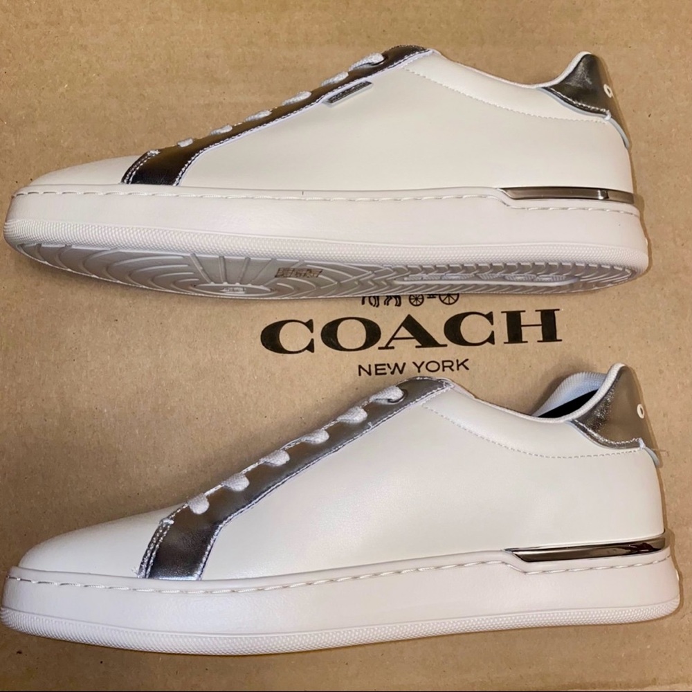 Coach 🤍 Lowline Low Top sneakers 👟 size 10 New in box retail style shoes - Picture 6 of 10